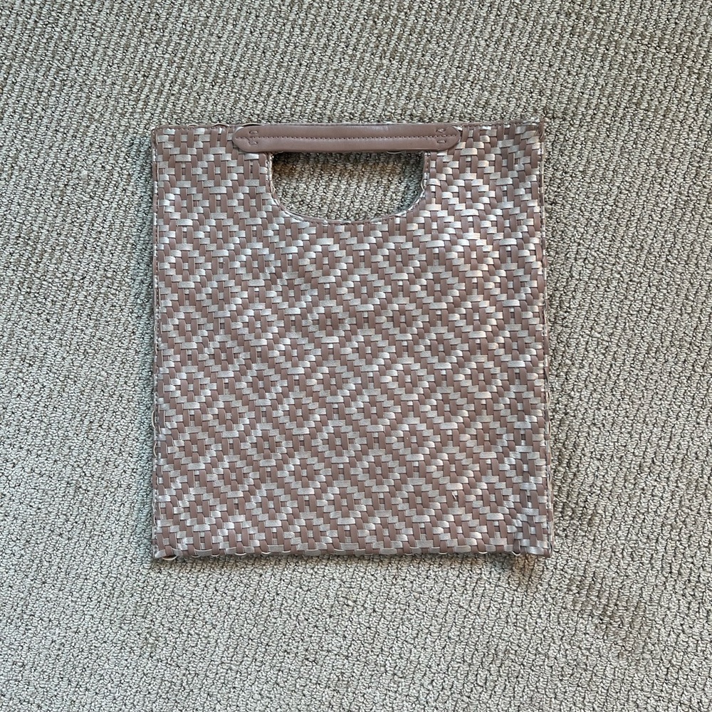 anthropologie woven tote